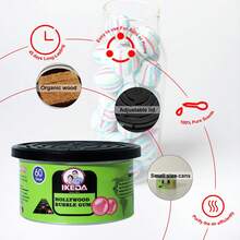 1 szt. odświeżacz powietrza do samochodu, aromaterapeutyczny, zapach do fotela samochodowego, trwały, delikatny i kompaktowy. Nadaje się do szafy w łazience, aby oczyścić powietrze.