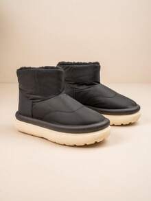 Comfortable Winter Boots With Soft Interior And Flexible Sole - Black - View 6