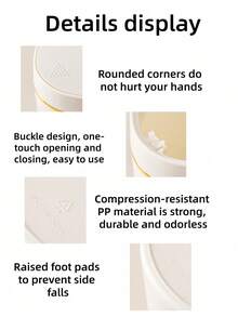 Pink, White, Green, Yellow, 1 Roll Of Garbage Bag Included Mini Single-Color Office Desk Trash Can, With Lid And Button, Suitable As A Small Trash Can For Home Office Desks. Mini Trash Can, Small Trash Can With Lid, Office Desk Trash Can, Plastic Office Desk Trash Can, Flip Lid Design To Prevent Odor Leakage - Multicolor - View 7