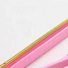 1pc Double-Sided Manual Lint Roller Set, Portable Fuzz Remover For Clothes, Sofa, Car - Metal Construction, Uncharged, No Battery Required - Ideal For Bedroom, Living Room, Coats, Sweaters