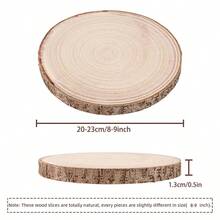 Natural Unprocessed Paulownia Wood Slices, Suitable For Dining Table Decor - Rustic Wooden Discs Perfect For Weddings, Birthdays, DIY Crafts, And Home Decor