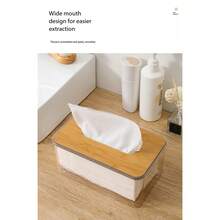 3PCS Stylish Tissue Box With Lid, Minimalist Design, For Home Office, Study Desk, Living Room Side Table, Storing Facial Tissues, Keeping Space Tidy And Decorative