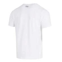 Under Armour Herren Weißes Lässig Rundhals Kurzarm T-Shirt, bequeme alltägliche Basis Sportbekleidung