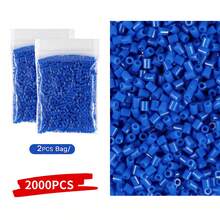 1000/2000/5000pcs 2.6mm Mini Fuse Beads Pixel Puzzle Iron Beads Melting Beads DIY High Quality Handmade Gift - Beans - View 59