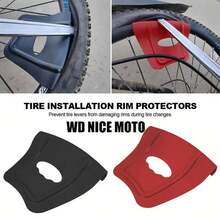 WD NICE MOTO Universal Motorcycle Bicycle Tire Removal Tool Tire Removal Protective Cover Wheel Rim Protector