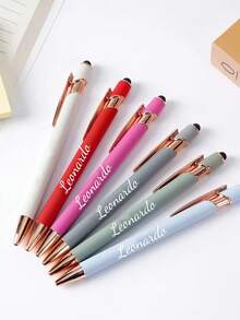 1-80 Stücke personalisierte Kugelschreiber, individualisieren Sie mit Ihrem gewünschten Namen, Text und inspirierenden Zitaten, Geschenke für Männer, Frauen, Väter, Lehrer und Schüler, Kirche, Krankenhausmitarbeiter und Ärzte, Einschulung für Kinder