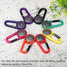 Portable Compass Outdoor Camping Wild Climbing Quick Hanging Mountaineering Buckle ABS Compass North Needle Multi-Function Backpack Buckle - Multicolor - View 5