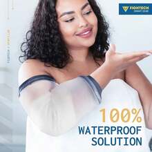 Line Shower Cover | Available In 3 Sizes | Reusable IV & PICC Line Sleeve | Waterproof Cast Cover Elbow | PICC Line Covers Upper Arm Wound (Weight: 220-300 Pounds)