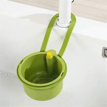 4 件套自动自清洁水槽过滤器 - 自动食物垃圾排水篮，底部可拆卸，易于安装和拆卸，适合现代厨房设计，全年可用 - 彩色 - 查看 14