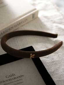 4pcs Girls Autumn/Winter Fashion Versatile Knitted Headbands, Retro Style Daily Wear Thin Hair Bands - Multicolor - View 8