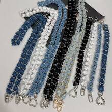 1 件牛仔布链条肩带、皮革链条肩带、手机挂绳 - 彩色 - 查看 1