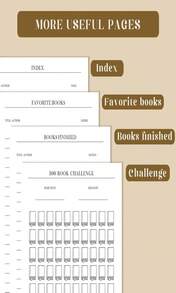 SIMVIA Reading Journal - Elegant Book Journal Reading Log For Reviews And Progress Tracking - Thoughtful Gift For Books Lovers &Amp; Readers - 110 Book Reviews (Ocean Blue) - ColorG - 查看 6