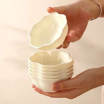 5/10 st okrossbara blommiga dippskålar, sojasåstallrikar, dippkoppar, små skålar för dippsås, syltskålar, kryddtallrikar, hemset fruktsyltskålar, dessertskålar, såskryddtallrikar, kök och matsal dessertskålar, lämpliga för familjesammankomster och fester