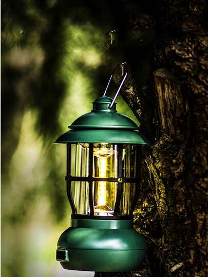 Outdoor LED Camping Light, Portable USB Rechargeable Light, Retro LED Lamp, Travel Tent Light, Portable Camping Lamp, Fishing Light