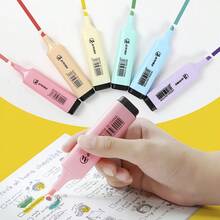 4pcs/6pcs Pastel Purple Highlighter Pens - Bright Vivid Colors, No Bleed, Quick Drying, Chisel Tip For School, Office, Study, Notebooks, Planners, Journals, Stationery, Essential School Supplies, Fashion Design, Smooth Marking, Office Supplies, Colored Markers, Durable Markers, Highlighters, Office Workers