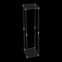 Kangten 2pcs Acrylic Flower Stand Wedding Centerpieces Metal Column White Vase Stand Party Favors Room Decor Bride 2 Pack-31.5"Clear Acrylic Flower Stand For Wedding Decoration Table Centerpiece Tall Vase Tabletop Display Rack Square Bouquet Decor Party Plastic Geometric Decorative Floral Backdrop Column Pillar A Nice Gift - 清除 - 查看 11