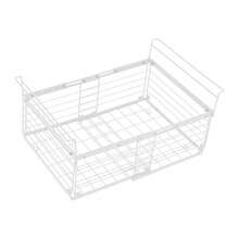 SENDERPICK Freezer Basket Expandable Wire Freezer Basket 2PCS Freezer Organiser - White - View 9
