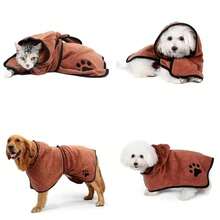 1pc Adjustable Pet Bathrobe, Super Absorbent Towel Suitable For Small, Medium And Large Dogs, Quick-Drying Soft And Skin-Friendly Pet Drying Towel, Universal For Dogs And Cats