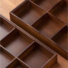 1PC Of Dried Fruit Tray, Household Divided Tea Tray, New Chinese Living Room Nut Snack Box, Creative Storage Box