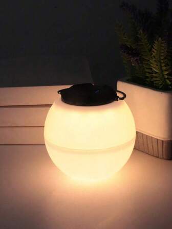 Luces portátiles para camping con carga Tipo-C recargables con batería integrada de 1200mAh, linterna de emergencia LED con protección ocular, lámpara de lectura de escritorio, iluminación para tienda, bombilla colgante esférica, lámpara de camping de luz cálida para exteriores, jardín, linterna impermeable