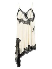 Lace Women Dresses Satin Asymmetrical Summer Party Short Dresses Female Elegant New Pajamas Sleeveless Sexy Brown Black Ladies Backless Dresses - Nhiều màu - Xem 5