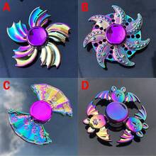 Metal Fingertip Gyroscope Spinner Toy, Sensory Finger Spinners, Colorful Tabletop Decor, Party Favors, Birthday Gifts, Gift Bag Fillers, Party Prizes - Metal Construction