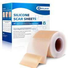 Silicone Scar Sheets, Silicone Scar Tape(1.6" X 120" Roll 3M), Silicone Scar Sheets For  Scars, Keloid Bump Removal, Stretch Marks Removal, C-Section, Burn Et
