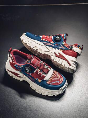 Men's Shoes Spring And Summer New Thick-Soled Ins Chunky Sneakers Men's Versatile Casual Sneakers Men's