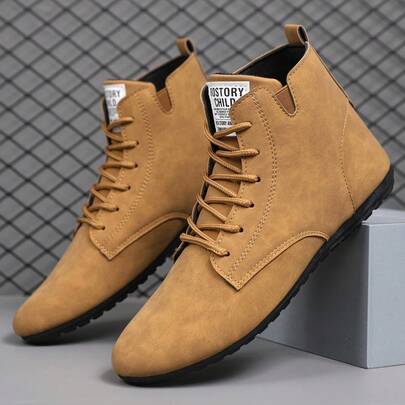 Men's Boots, Autumn/Winter Men's Shoes, Boots, Lightweight & Comfortable For Daily Wear
