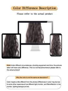 25厘米/35厘米合成发卷发迷你发垫头发黑棕色深棕色接发女士接发蓬松发垫