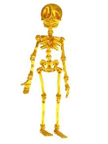 1pc Halloween Skeleton Bone 3D Printed Dragon Figurine, Skeleton Man 3D Dragon Chinese Dragon Fridge Magnet Decor, Magnetic Skeleton Art Ornament Gift