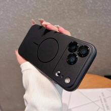 【よく売れる】ドーパミン ソフトカラー マグネット式 スマホケース for Apple for i phone 17、16、15 Pro Max用 - ブラック - チェックする 5