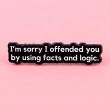 Alfileres de solapa de esmalte, insignias, broches de mujer para mochila, ropa, regalo, joyería, accesorios de moda - Negro - Ver 1