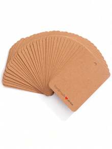 1/50/100pcs Jewelry Display Cards, Gift Packaging Cards For Earrings, Necklaces