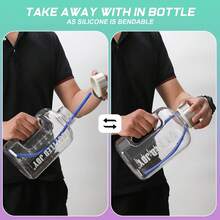 12 Pack Extra Long 14.5 Inch Reusable Silicone Straws For  40 Oz Tumbler 1 Gallon 128 75 64 OZ Tumbler, Large Water Bottle -Wine Bottle - Flexible Drinking Straws With 2 Cleaning Brushes - 明亮的色彩 - 查看 5