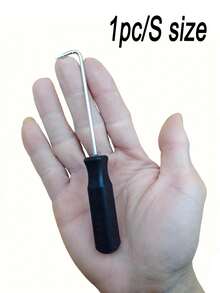 4pcs Garden Assistant Heavy-Duty Metal Weeding And Tillage Hooks - Sharp Teeth With Protective Covers. Can Effectively Remove Weeds, Stones, And Moss - A Durable Construction Tool For Garden Maintenance, Lawn Cracks, And Paving Joints -Window Screen Fastener Replacement Hook, Gasket Removal Pliers, Very Suitable For Weeding And Soil Cleaning, Paving Joint Cleaning, Weeding And Gardening Tools, Sturdy Metal Hooks - Multicolor - View 15