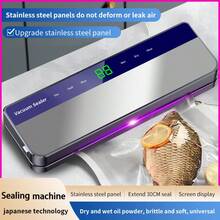 2300W Stainless Steel Automatic Vacuum Sealer Machine, Suitable For Dry & Wet Food Preservation. Multiple Modes Available, Perfect For Storing Fresh Produce And Meat. Digital Display Control