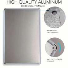 1 Piece, Moon Phase Iron Sign - Witchcraft, New Year, Parents, Home Office, Restaurant And Garage Bar Decoration - 12x8inch , 2D Flat Effect, English, Wall Hanging, Bedroom Decoration