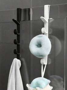 Multi-Function Over-The-Door Hook For Home Storage - Coffee Brown - View 6