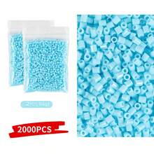 1000/2000/5000 hạt nhựa nhỏ 2.6mm, hạt ghép hình pixel, hạt sắt nung chảy, đồ thủ công tự làm chất lượng cao. - Đậu - Xem 61