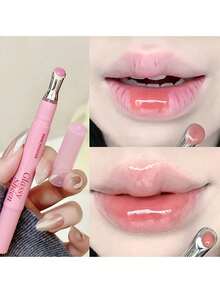 有色唇油持久滋润丰唇，不粘腻，呵护双唇，令双唇更饱满丰富多彩的唇彩，适合秋冬季男女使用唇油化妆品适合初学者、学生、生日、情人节、万圣节、圣诞节、节日礼物