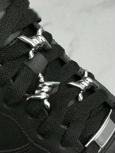 6 piezas Nudos de espinas góticos - Decoración del hogar y accesorio de manualidades DIY, Decoración DIY de zapatos, Accesorios de zapatos lindos Y2K para primavera y verano, Halloween