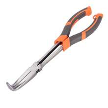 1 قطعة أداة إزالة خطاف الصيد الاحترافية - تصميم أنف طويل، مقبض مانع للانزلاق، بدون حاجة لطاقة، ملقط بفك منحني ذو طرف مدبب، مناسبة كهدية لهواة الصيد، معدات الصيد، ملقط خطاف السمك