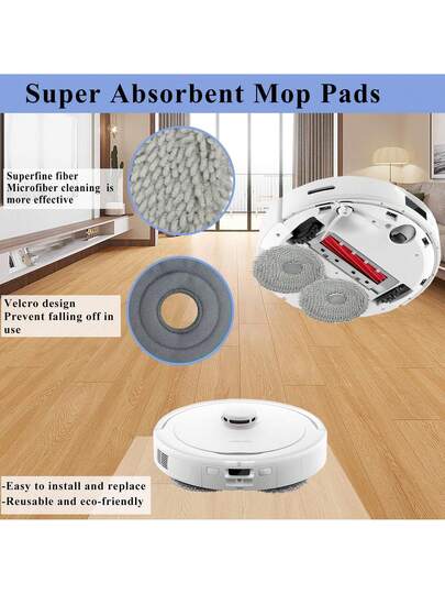 Replacement Parts Roborock Revo/P10 Stofzuiger Cleaner Accessories Kit Main Brush Mop Pads Side Hepa Filters Bags view 6