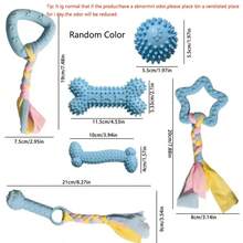 6pcs/Set TPR Pet Toys, Dog Chew Toys, Consume Energy, Self-Entertainment, Suitable For Small, Puppy And Medium Dogs - Multicolor - View 2