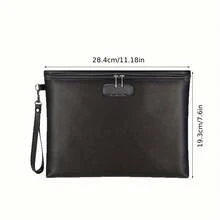 حقيبة وثائق مقاومة للحريق، حقيبة مقاومة للماء لحفظ الأموال، كيس حفظ آمن للنيران مع سحاب لملفات النقدية المنزل والمكتب