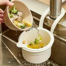4 件套自动自清洁水槽过滤器 - 自动食物垃圾排水篮，底部可拆卸，易于安装和拆卸，适合现代厨房设计，全年可用 - 彩色 - 查看 6
