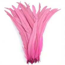 100 pièces Plumes de coq - Longues de 25-35 cm, plumes de queue de coq colorées mélangées, convenant pour la décoration de mariage, les coiffures, les mascarades, l'artisanat, les projets DIY, les éléments de coiffe, les accessoires de costume, les plumes décoratives, les plumes d'artisanat de haute qualité, l'artisanat fait main pour les fêtes, la décoration d'événements
