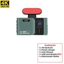 4K 行车记录仪，2160P 车载摄像头 - 彩色 - 查看 7