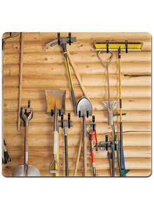 2pcs Multi-Functional Bicycle Iron Hooks, Require Screws For Installation, Suitable For Tool Storage, Shed, Outdoor Use